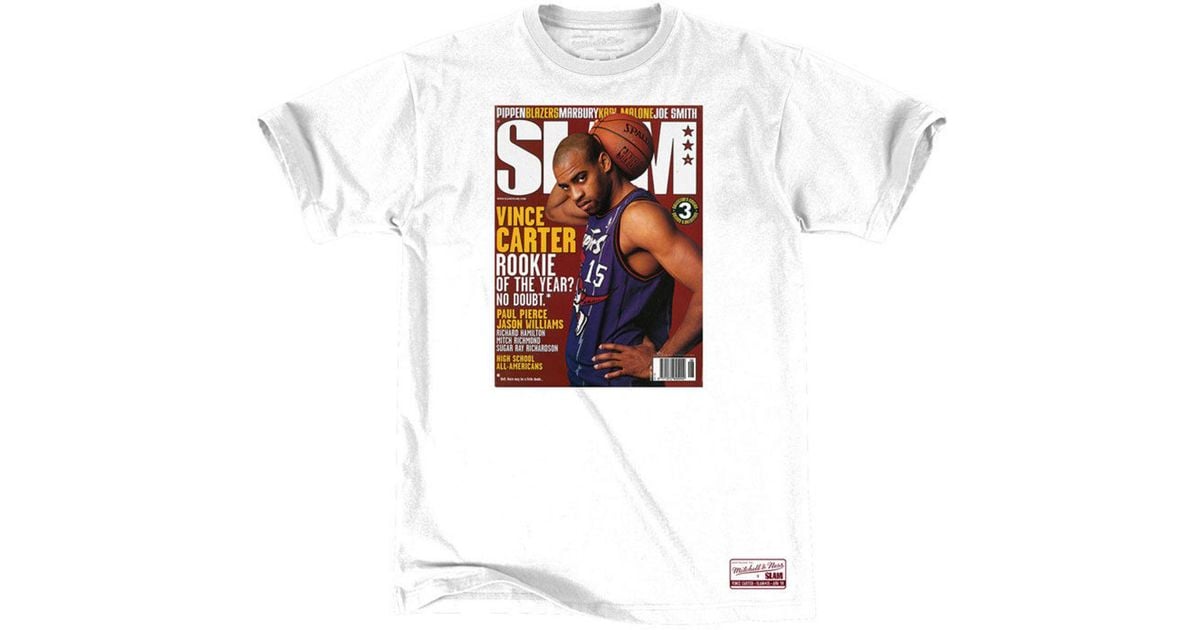 vince carter mitchell and ness t shirt
