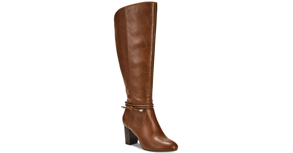 wide calf dress boots leather