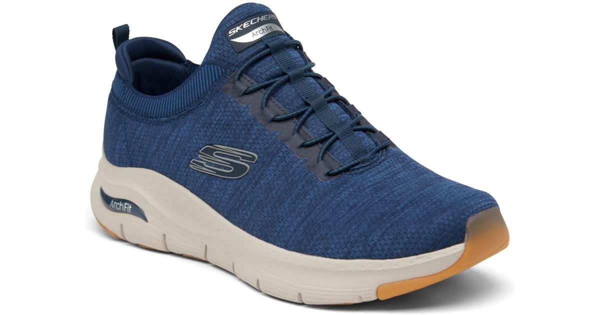 Skechers Arch Fit - Waveport Casual Athletic Sneakers From Finish Line ...