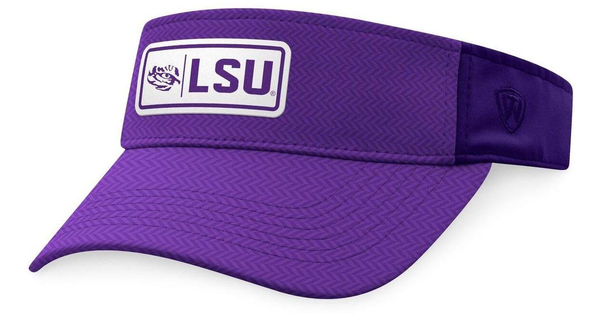 Top Of The World Purple Lsu Tigers Sunrise Adjustable Visor for Men Lyst
