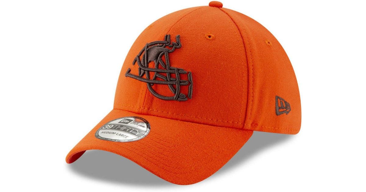 orange cleveland browns hat