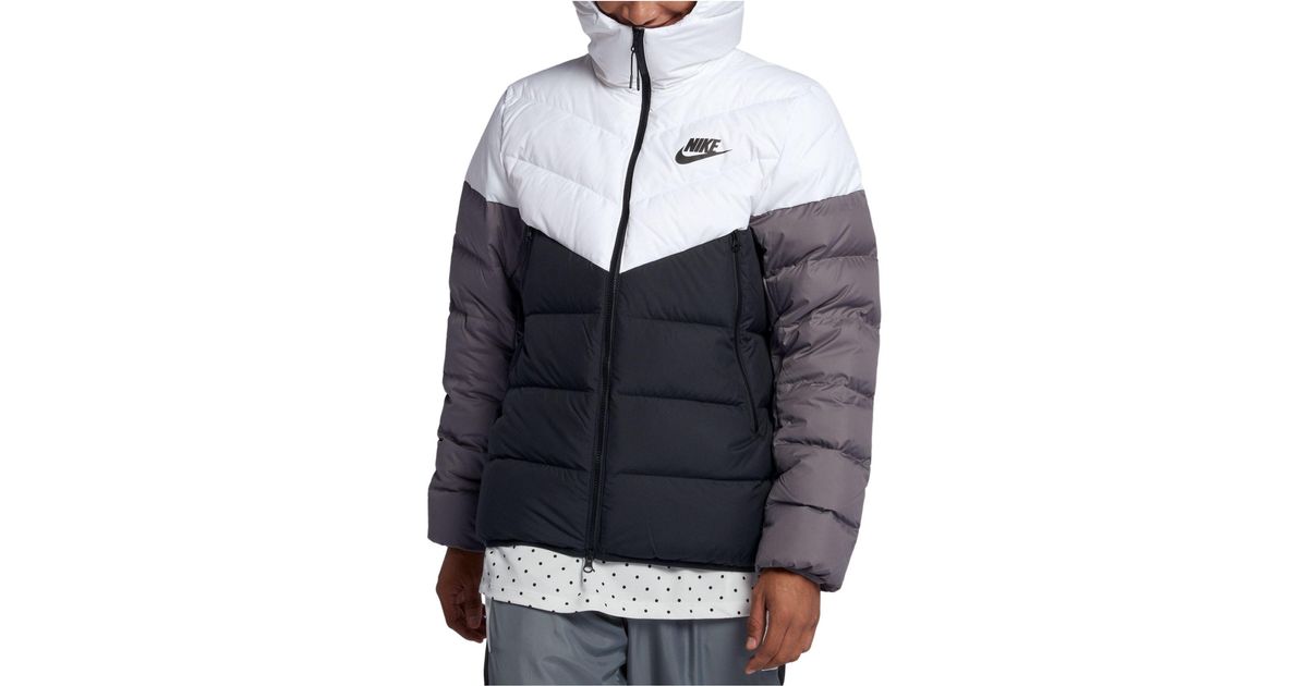 hooded puffer jacket nike sportswear windrunner down fill