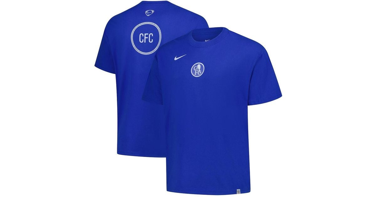 Nike Chelsea T90 Remix T-shirt in Blue for Men | Lyst