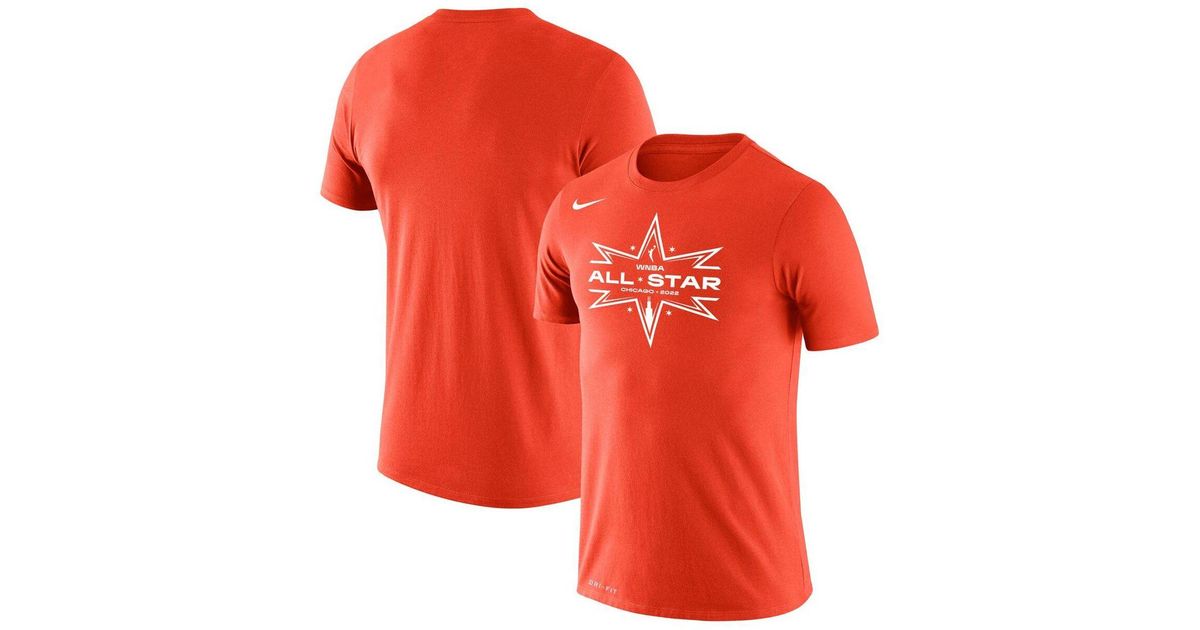 Nike Orange 2022 Wnba Allstar Game Logo Legend Performance Tshirt in