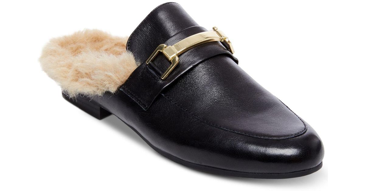steve madden leather mules