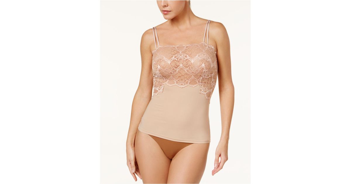 sheer lace camisole