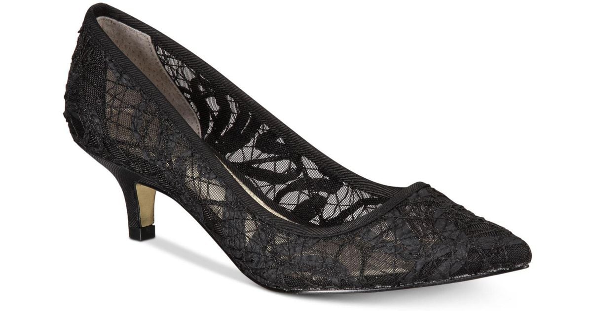 Adrianna Papell Lois Lace Pointedtoe Pumps in Blue Save