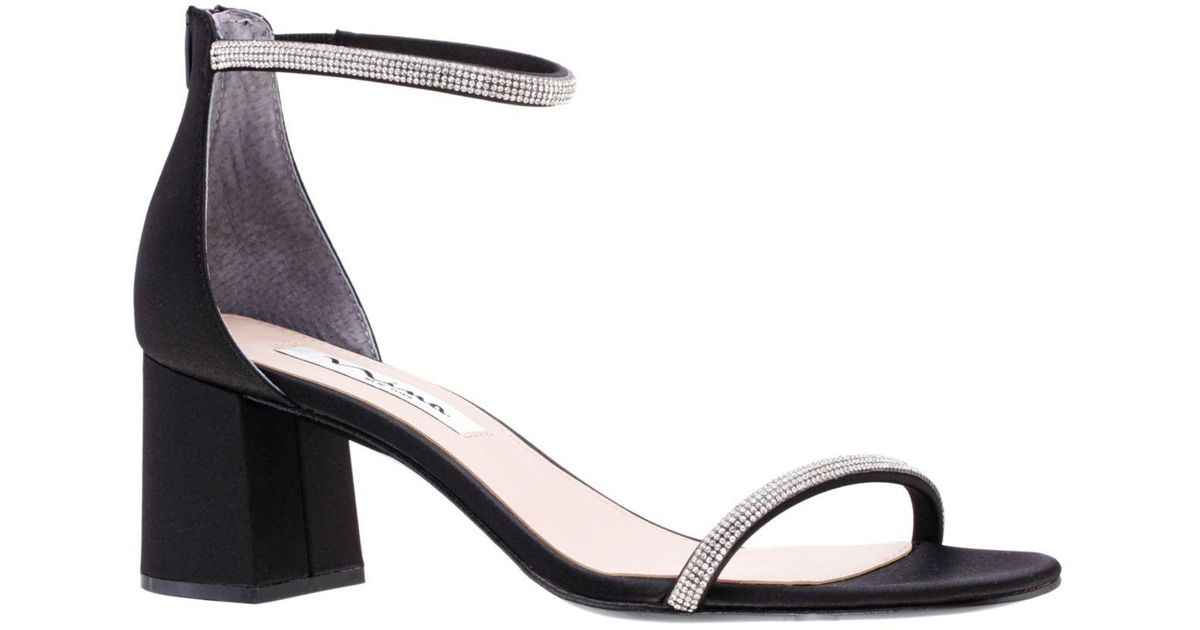 Nina Barby Block Heel Evening Sandals Lyst