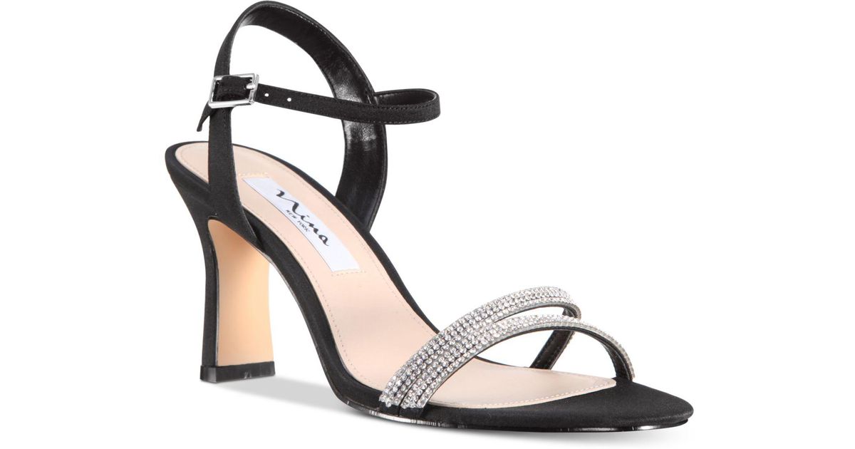 nina ankle strap evening shoes