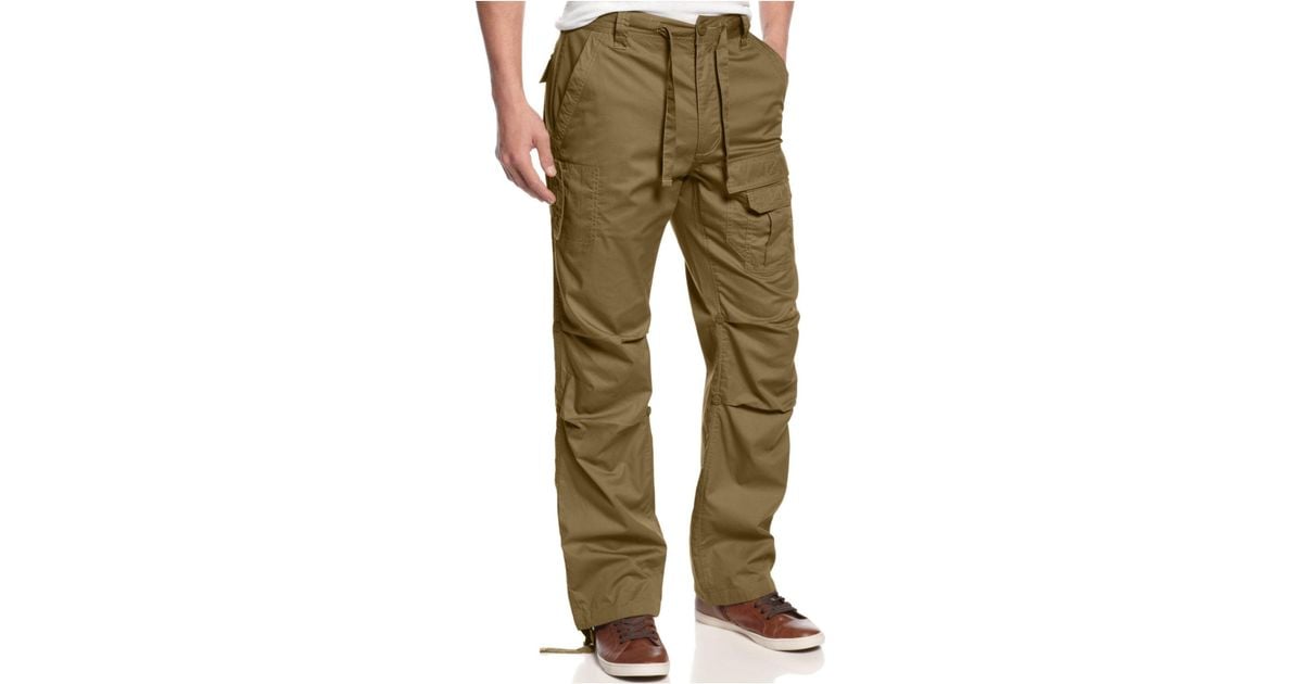 Sean John Pleat Pocket Flight Cargo Pants, Created For Macy's in Green for Men | Lyst