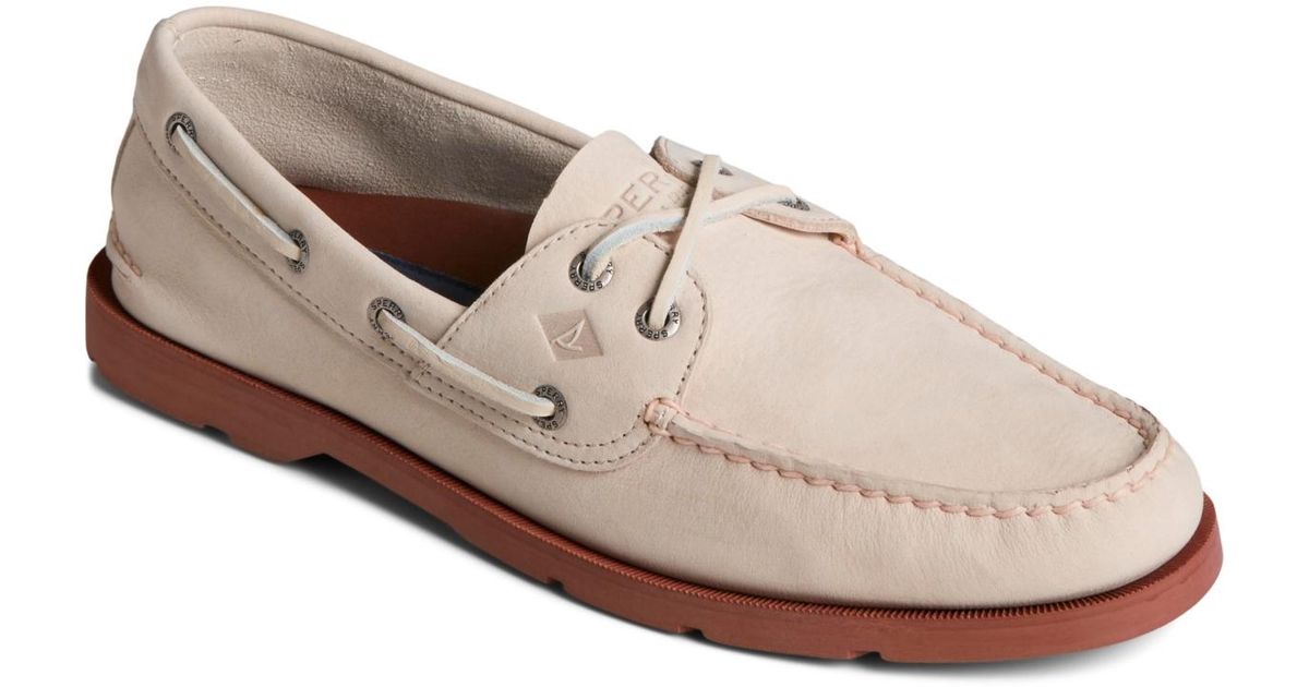 thumbnail image 2 of Sperry Women's Leeward 2-Eye Boat Shoe - Classic Leather, Non-Slip Sole, Hand Wash 2 of 12