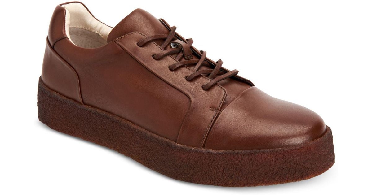 calf leather sneakers