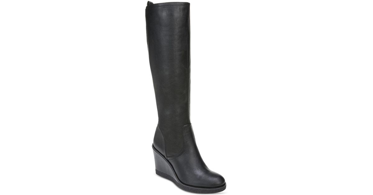 Zodiac Iggy Wedge Knee High Boots in Black Lyst