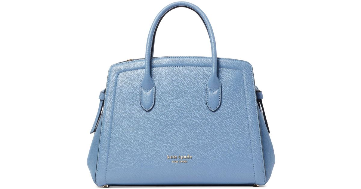 kate spade knott medium leather satchel
