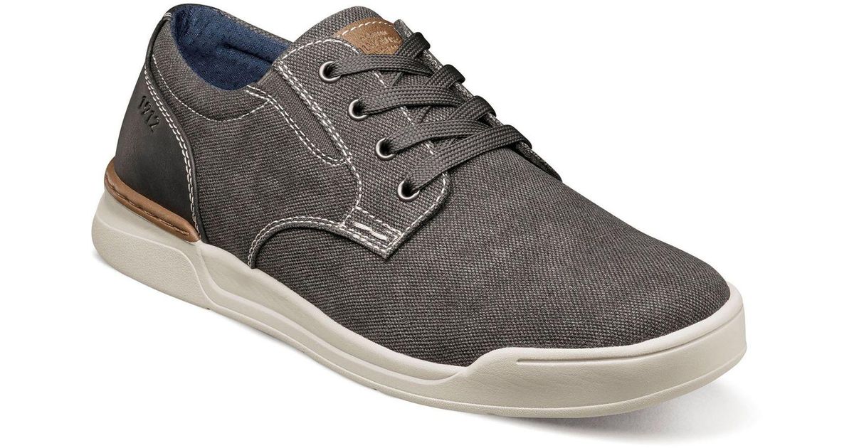 Nunn Bush Tour Canvas Plain Toe Lace Up Oxford Shoes for Men Lyst