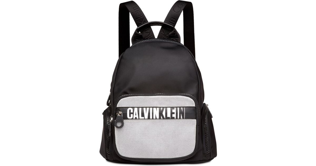 CALVIN KLEIN 205W39NYC Athleisure Small Nylon Backpack in Black