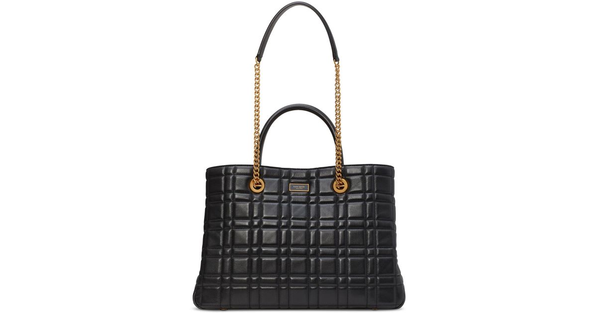 Kate Spade Evelyn Quilted Leather Medium Convertible Shopper Bag in