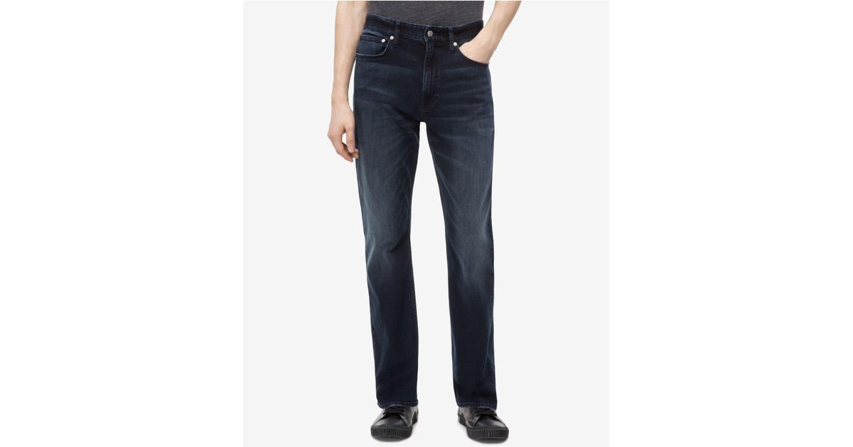 Calvin Klein Denim Relaxed Straightfit Jeans in Blue for Men Save 11