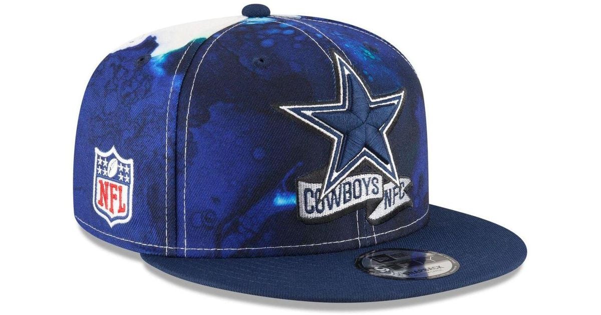 KTZ Synthetic Navy Dallas Cowboys 2022 Sideline 9fifty Ink Dye Snapback
