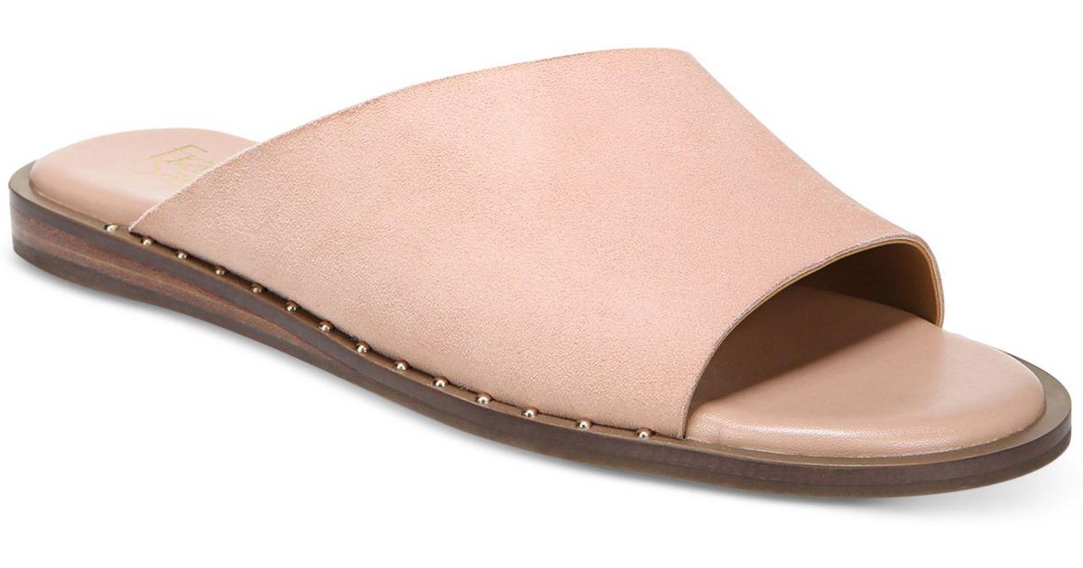 franco sarto rye slide flat sandals