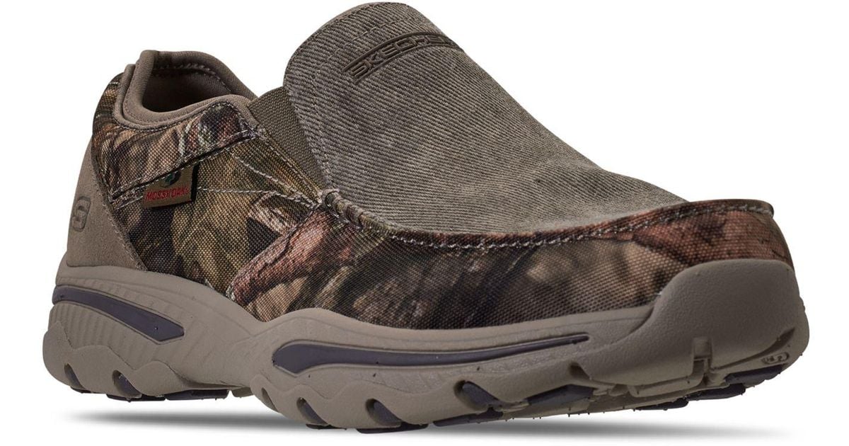 Skechers Canvas Relaxed Fit Creston Moseco Slipon Casual Sneakers From