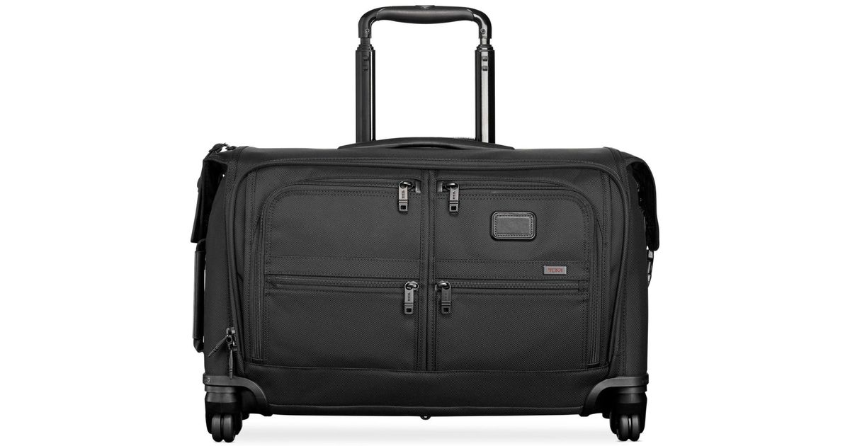 Tumi Synthetic Alpha 2 Carryon 4wheel Garment Bag in Black for Men Lyst