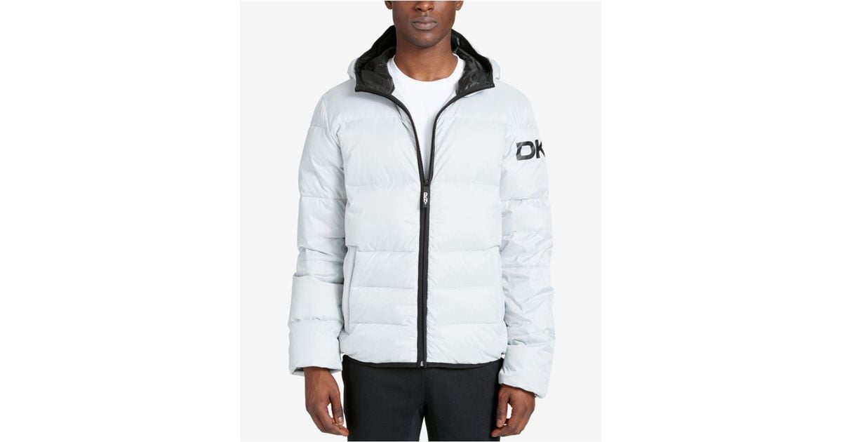 dkny white puffer jacket