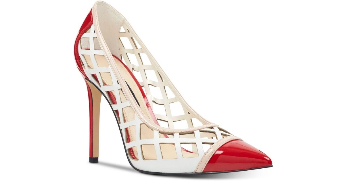 nine west tatum lattice pumps