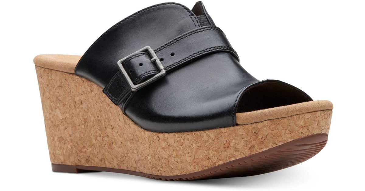 Clarks Leather Annadel Holly Wedge 