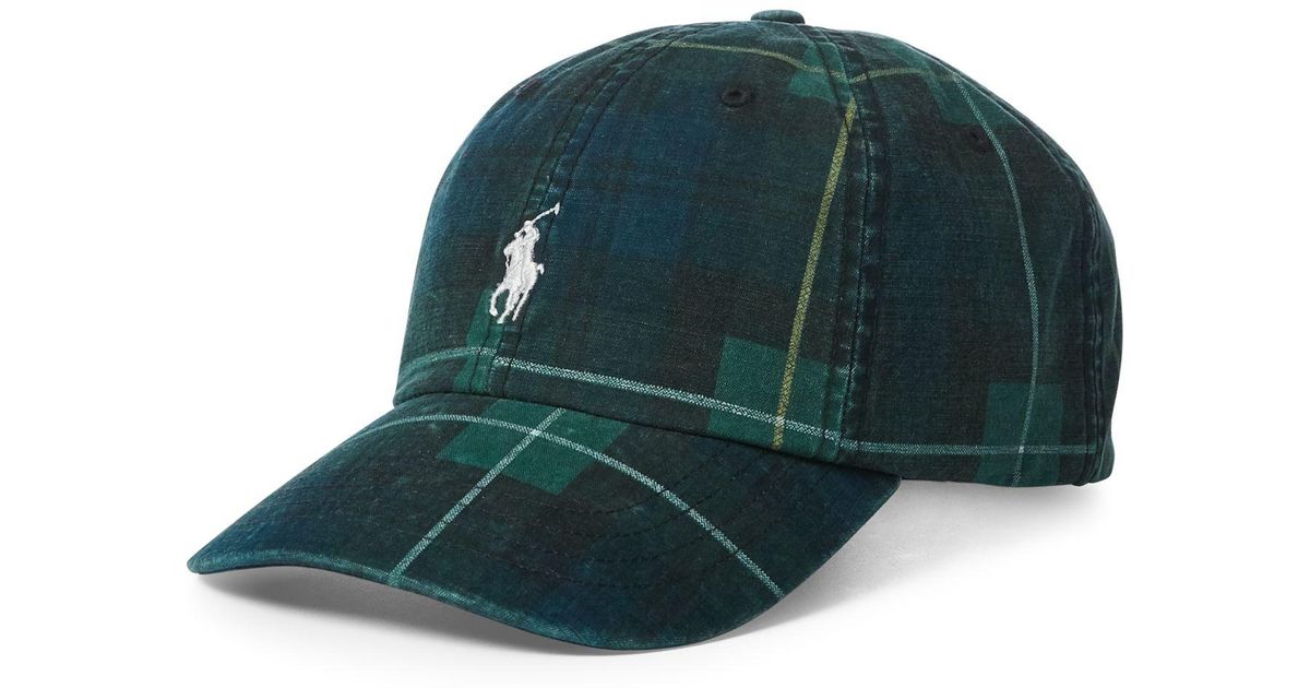 tartan baseball cap