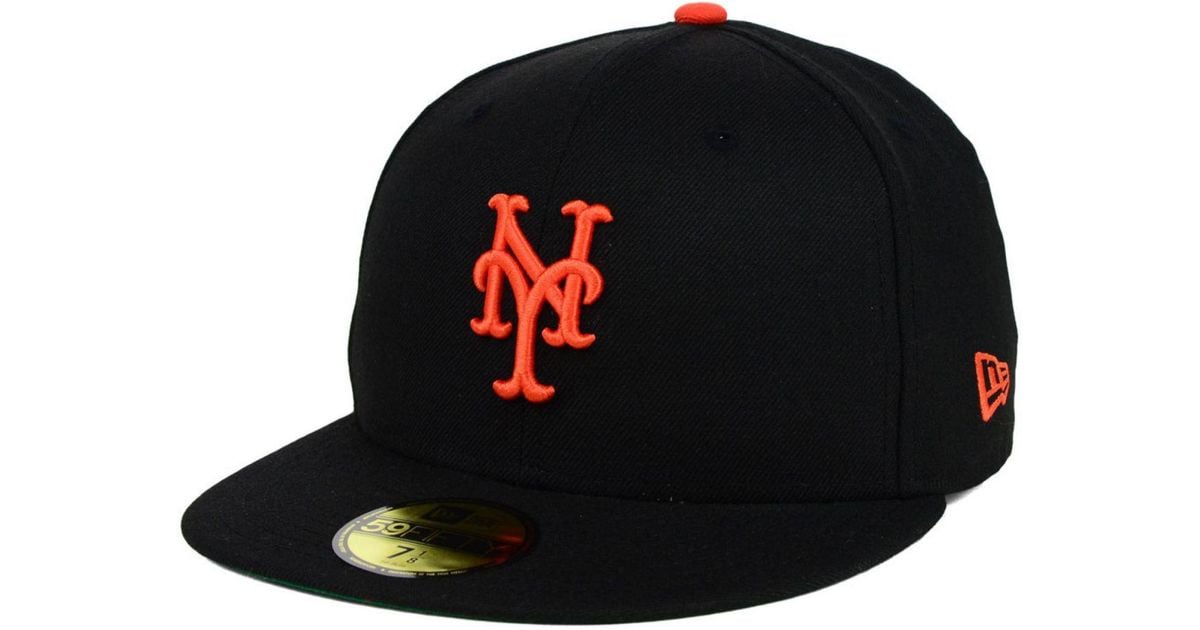 KTZ New York Giants Mlb Cooperstown 59fifty Cap in Black for Men | Lyst