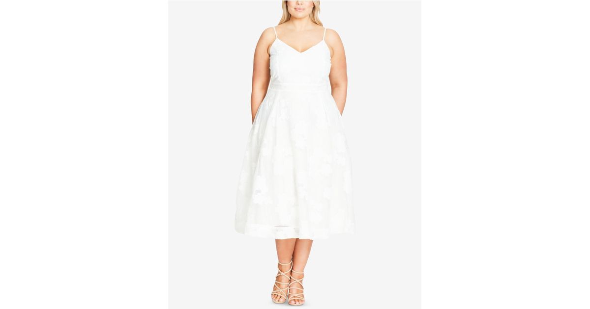 city chic white dress