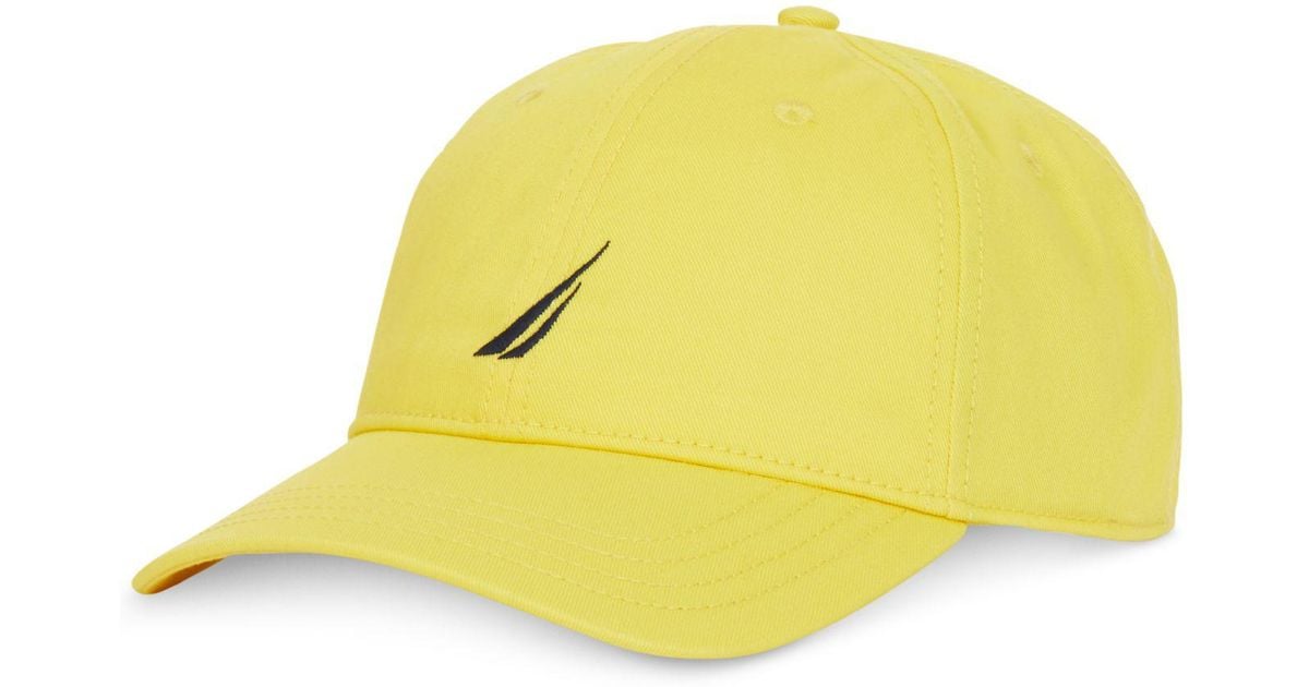 yellow nautica hat