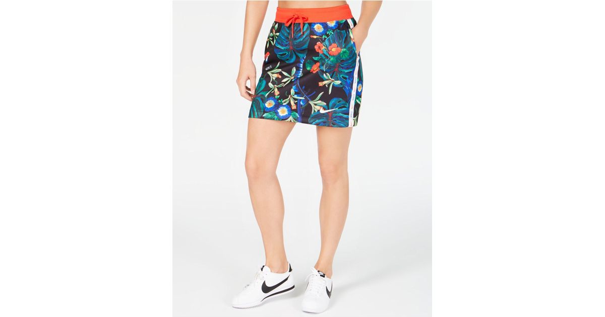 nike floral skirt