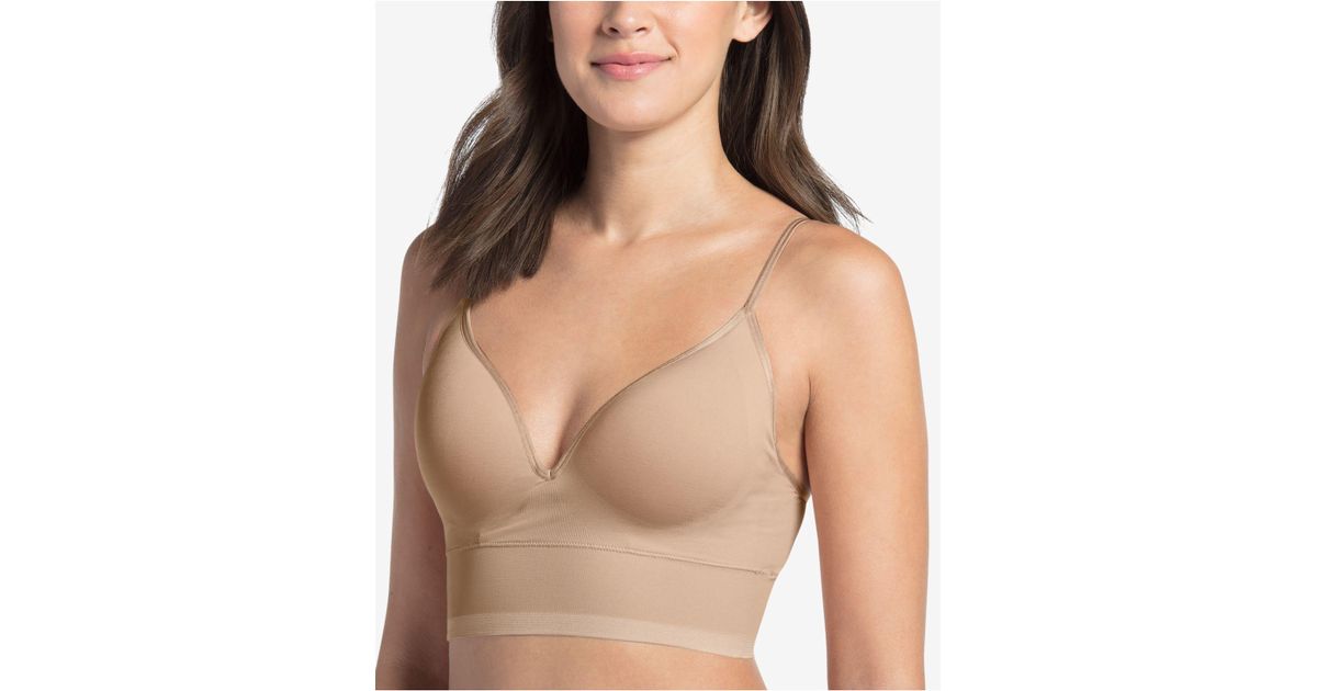 Jockey Women's Bra Natural Beauty Removable Cup Bralette with Back