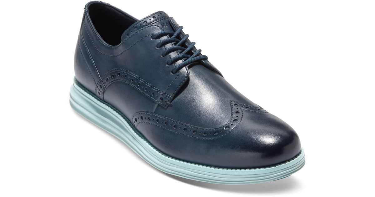 Cole haan shop wingtip blue