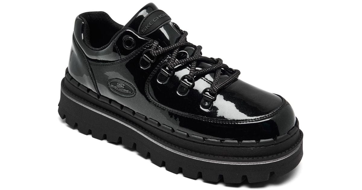 Skechers Jammers Cool Block Fashion Laceup Platform Casual Shoes From Finish Line in Black Lyst