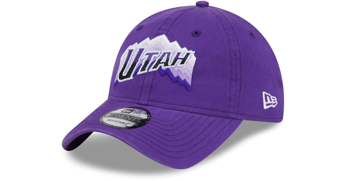 KTZ Utah Jazz 2023/24 City Edition 9twenty Adjustable Hat in Purple for