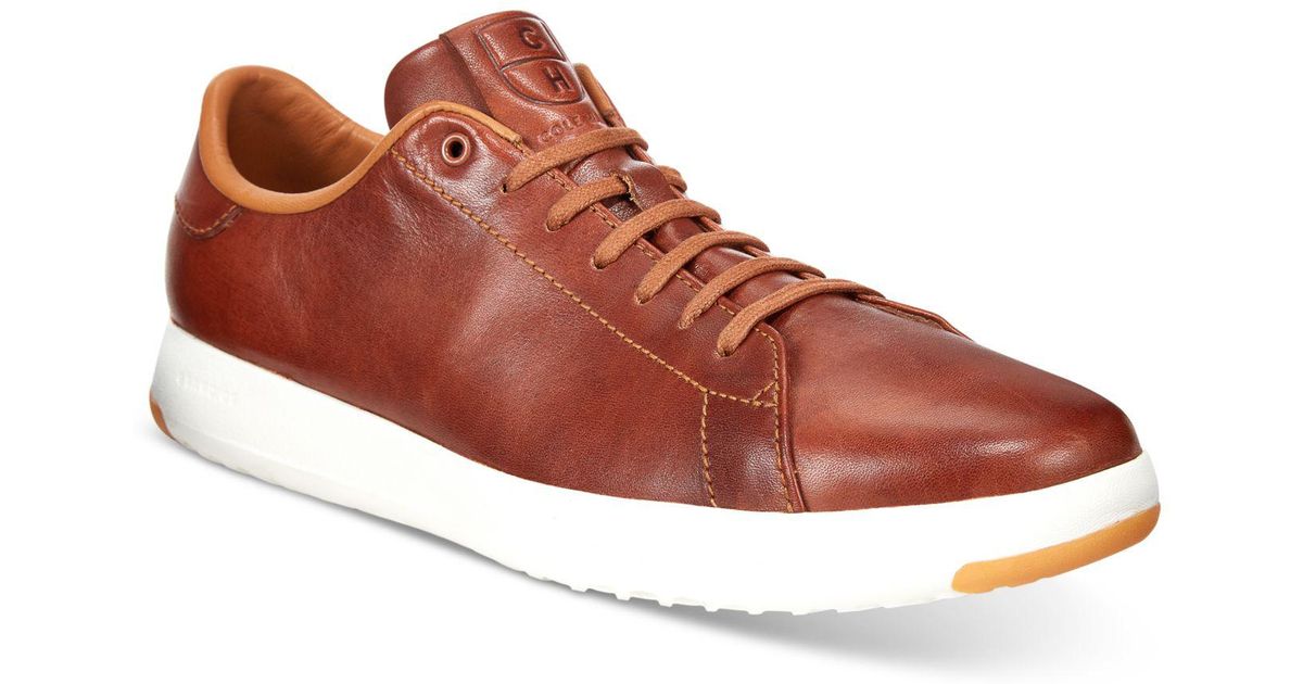 Cole Haan Leather Grandpro Tennis Sneaker for Men Lyst Canada