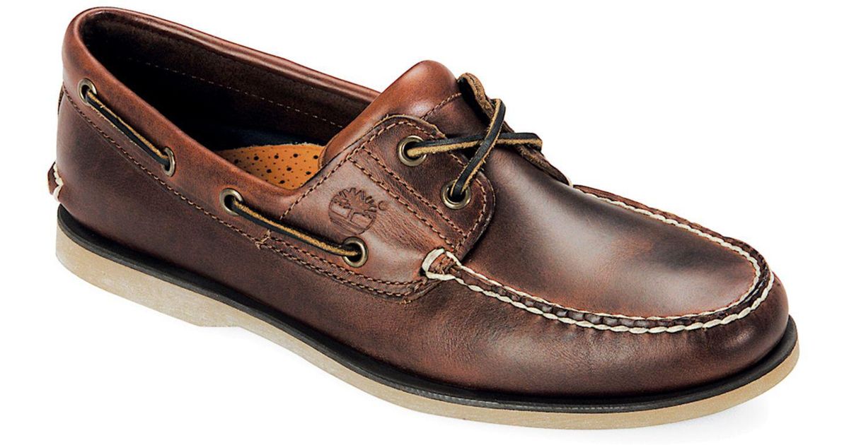 Timberland Classic Boat Shoes in Brown for Men Lyst