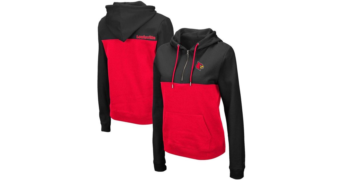 Louisville Cardinals Colosseum Women's Arched Name Full-Zip