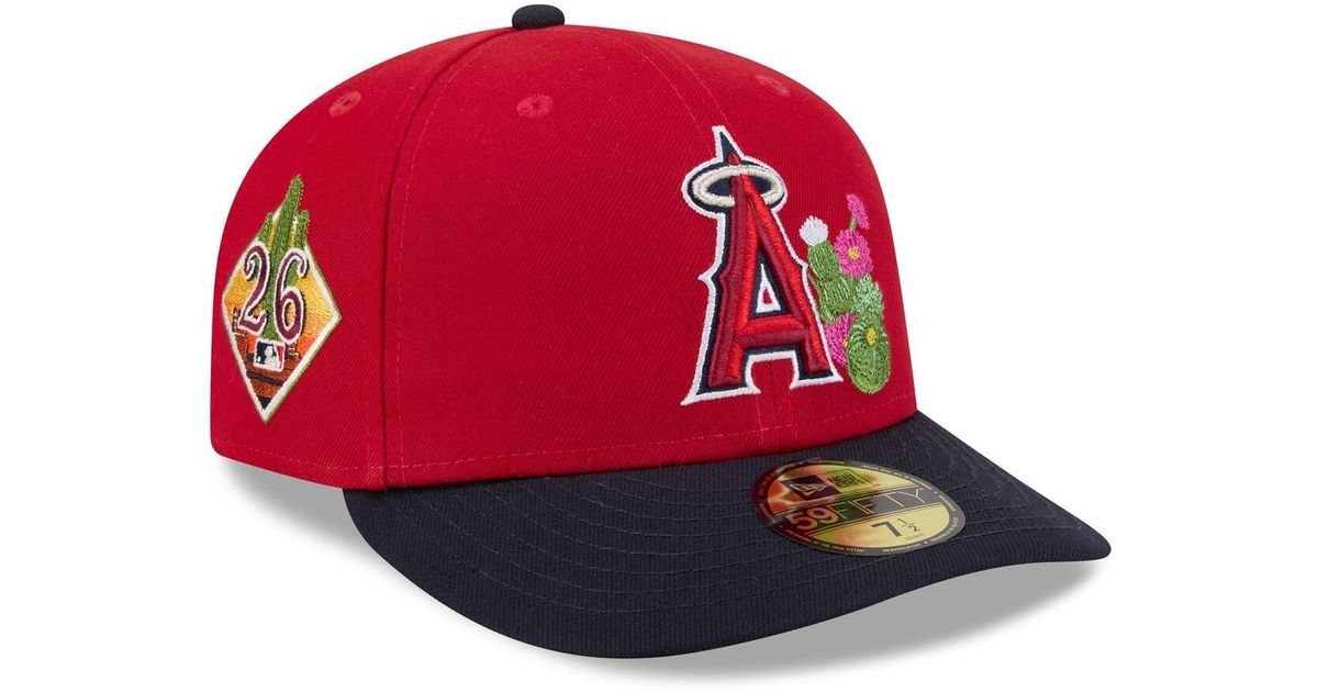 KTZ Red/navy Los Angeles Angels 2026 Spring Training 59fifty Fitted Hat ...