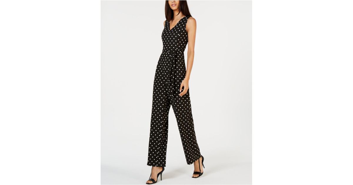 calvin klein polka dot jumpsuit