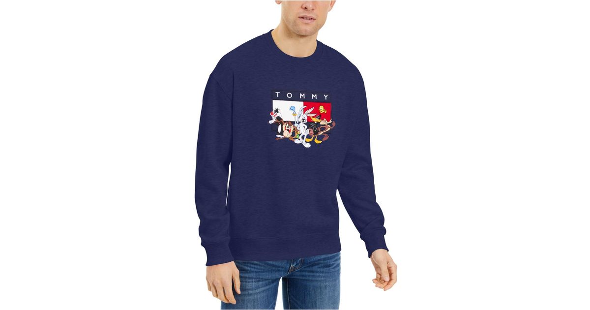 Tommy Hilfiger Looney Tunes Character Sweatshirt in Blue for Men | Lyst
