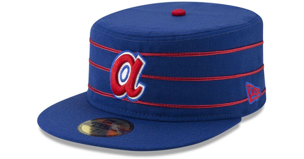 KTZ Atlanta Braves Royal Pack 59fifty Fitted Cap in Blue for Men