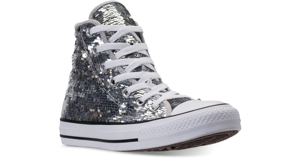 black sequin converse high tops
