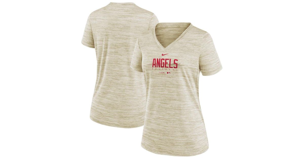 Nike Cream Los Angeles Angels City Connect Velocity Practice