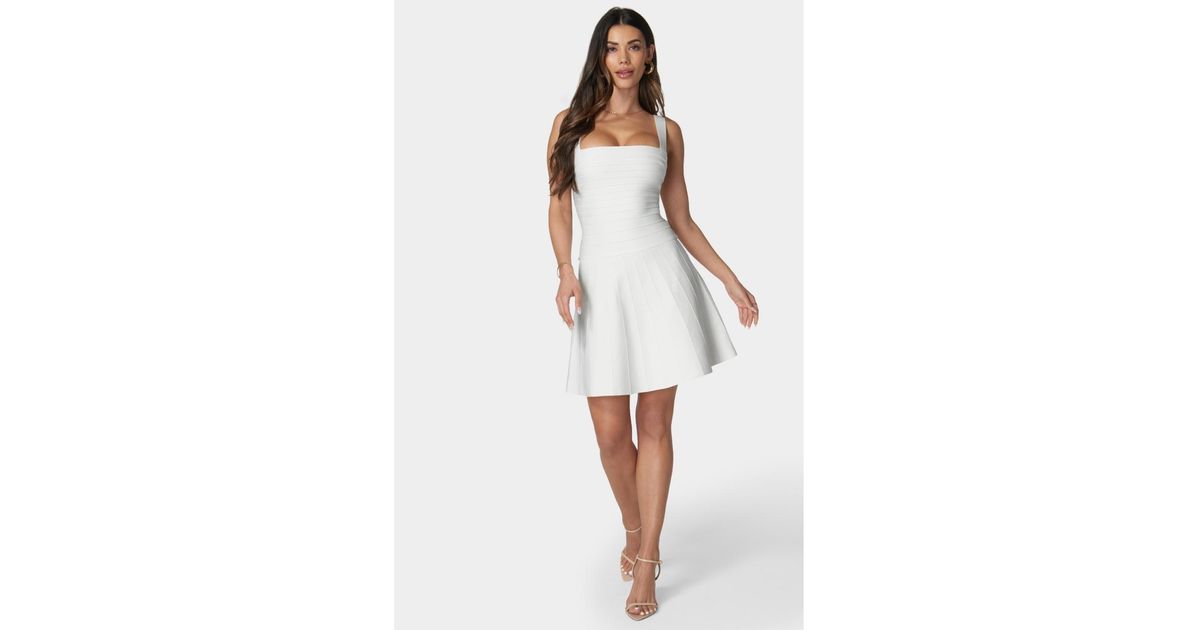 Bebe fit and flare dress hot sale
