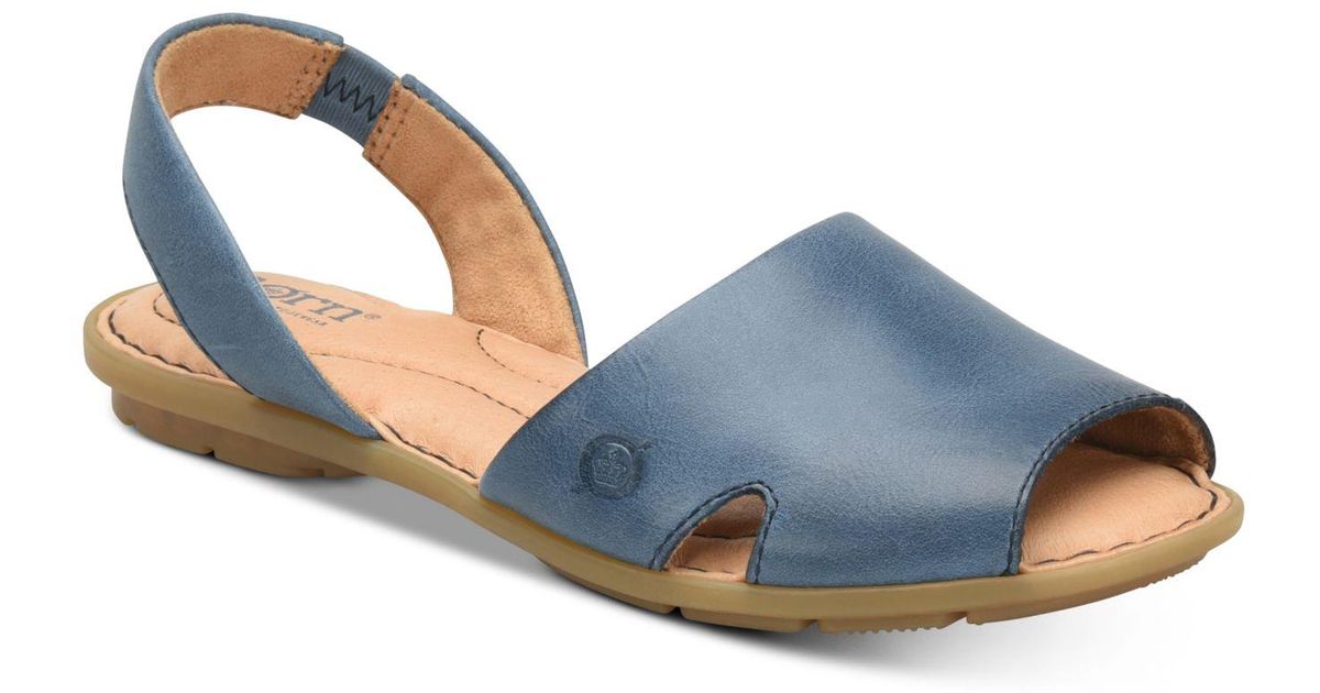 born navy blue sandals