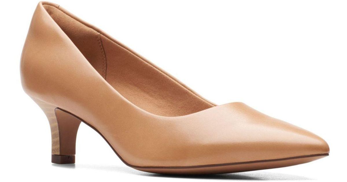 Clarks Leather Collection Shondrah Jade Pumps in Light Tan (Brown) Lyst